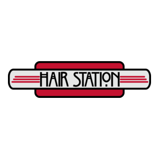 Hair Station Logo PNG Vector