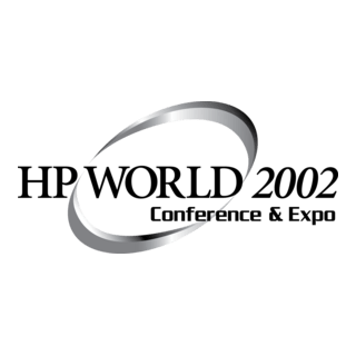 HP World Conference & Expo 2002 Logo PNG Vector