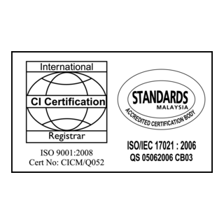 ISO CI International Certification Logo PNG Vector