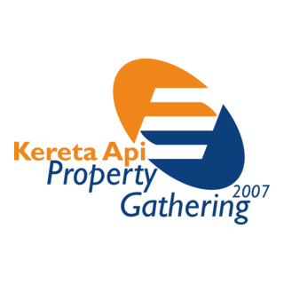Kereta Api Property Gathering 2007 Logo PNG Vector