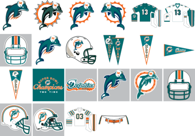 Miami Dolphins Logo PNG Vector