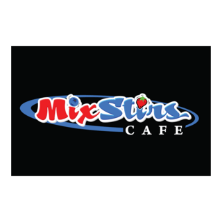 MixStirs Cafe Logo PNG Vector