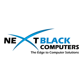 Next Black Computers Logo PNG Vector