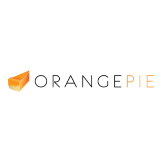 Orange Pie Logo PNG Vector