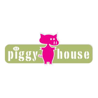 Piggy House Logo PNG Vector