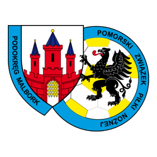 Pomorski Zwiazek Pilki noznej Malbork Logo PNG Vector