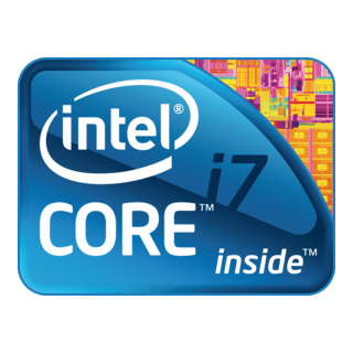 Processeur Intel Core i7 Logo PNG Vector