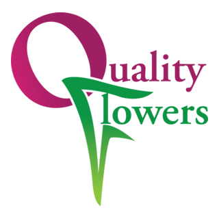Quality Flowers Logo PNG Vector