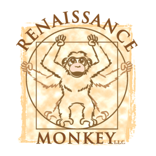 renaissance monkey Logo PNG Vector