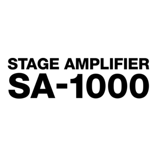 SA-1000 Stage Amplifier Logo PNG Vector