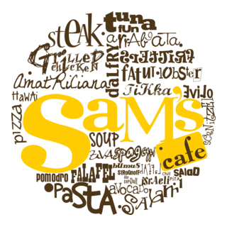 Sam's Cafe Logo PNG Vector