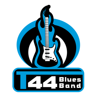 T44 Blues Band Logo PNG Vector