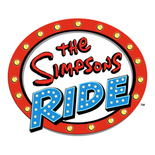 The Simpsons Ride Logo PNG Vector