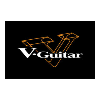 V-Guitar Logo PNG Vector