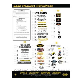 Vanson Leathers, Inc. Logo PNG Vector