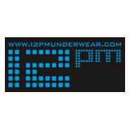 12 PM Underwear Logo PNG Vector