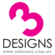 3 Designs Logo PNG Vector