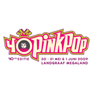 40 Jaar PinkPop Logo PNG Vector