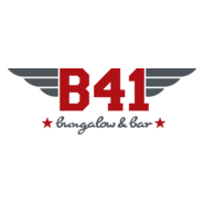 B41 - Bungalow & Bar Logo PNG Vector