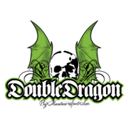 Double Dragon Logo PNG Vector