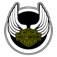 Harley Davidson Wings Logo PNG Vector