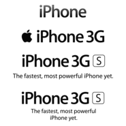iPhone 3G S Logo PNG Vector