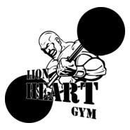 Lion Heart Gym Logo PNG Vector