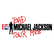 Michael Jackson - Bad Tour 1988 Logo PNG Vector