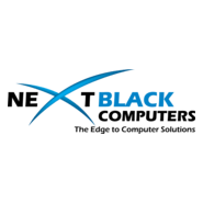 Next Black Computers Logo PNG Vector