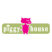 Piggy House Logo PNG Vector