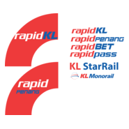 Rangkaian Pengangkutan Integrasi Deras Logo PNG Vector