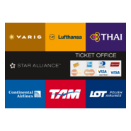 Star Alliance Ticket Office Sign Logo PNG Vector