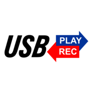 USB Play and Rec Logo PNG Vector
