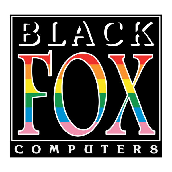 Black Fox Computers Logo PNG Vector