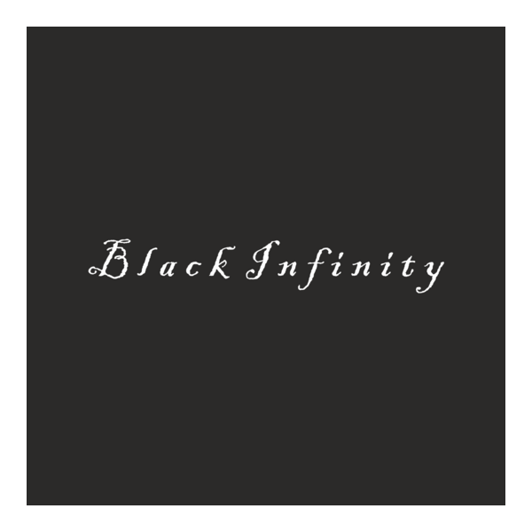 Black Infinity Logo PNG Vector