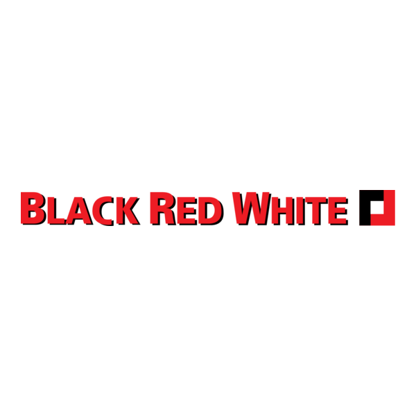 Black Red White Logo PNG Vector