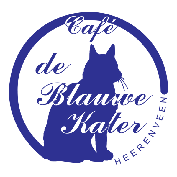 Blauwe Kater Logo PNG Vector