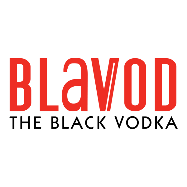 Blavod Black Vodka Logo PNG Vector