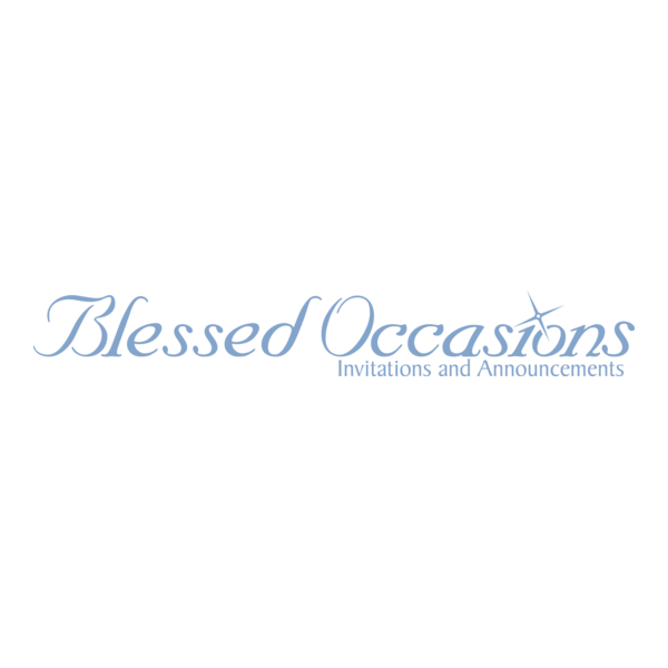 Blessed Occasions Logo PNG Vector