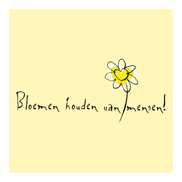 Bloemen houden van mensen Logo PNG Vector