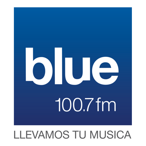Blue 100.7 Logo PNG Vector