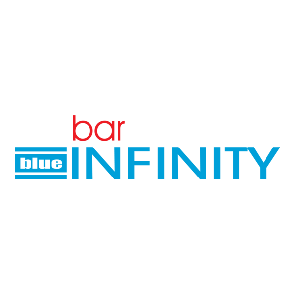 Blue infinity bar Logo PNG Vector