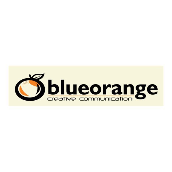 Blue Orange Creative Communication Logo PNG Vector