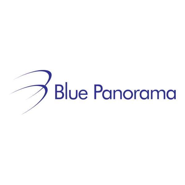 Blue Panorama Logo PNG Vector
