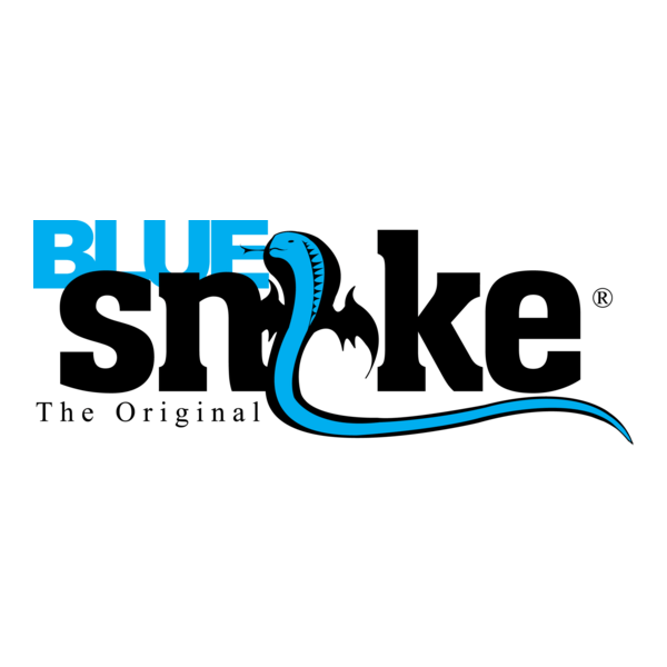 Blue Snake Logo PNG Vector