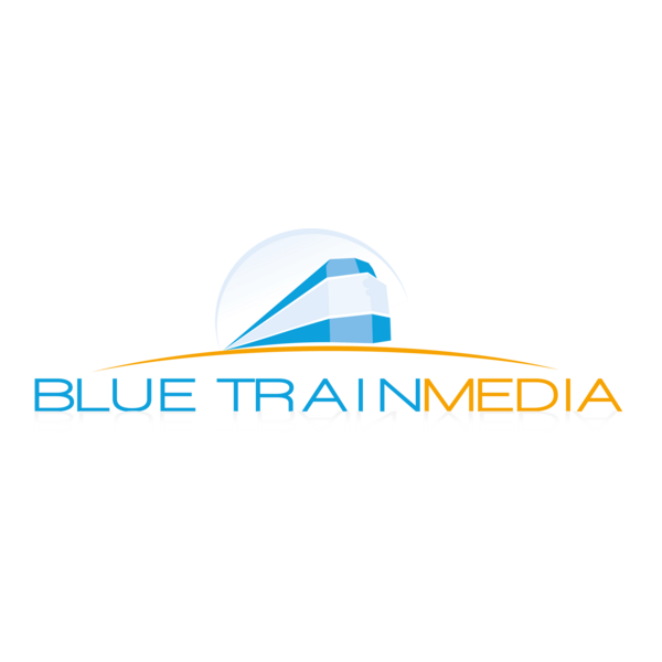 Blue Train Media Logo PNG Vector
