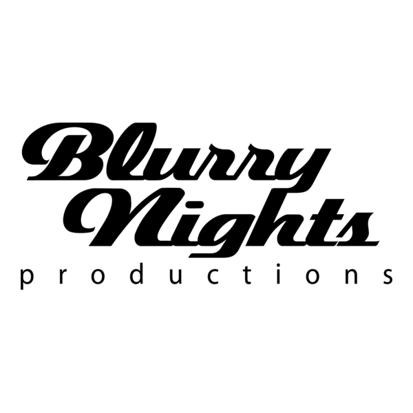 Blurry Nights Productions Logo PNG Vector
