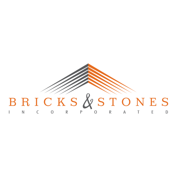 Bricks & Stones Incorporated Logo PNG Vector