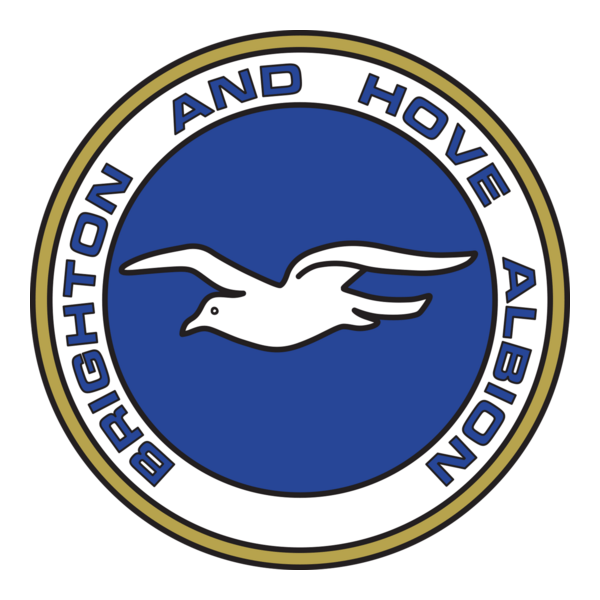 Brighton and Hove Albion 70's Logo PNG Vector