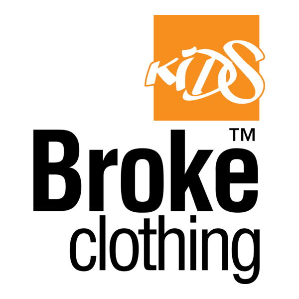 Broke Clothing Logo PNG Vector